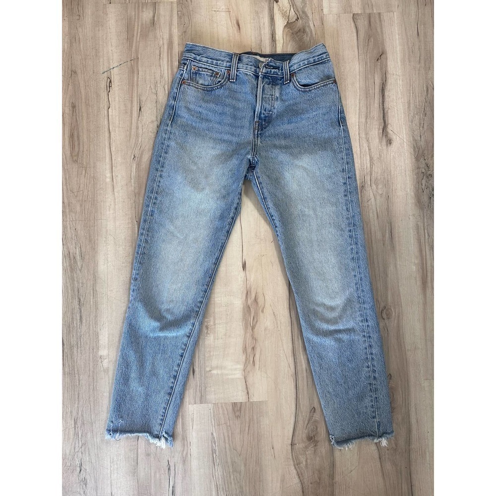 Levi’s wedgie high rise rigid denim